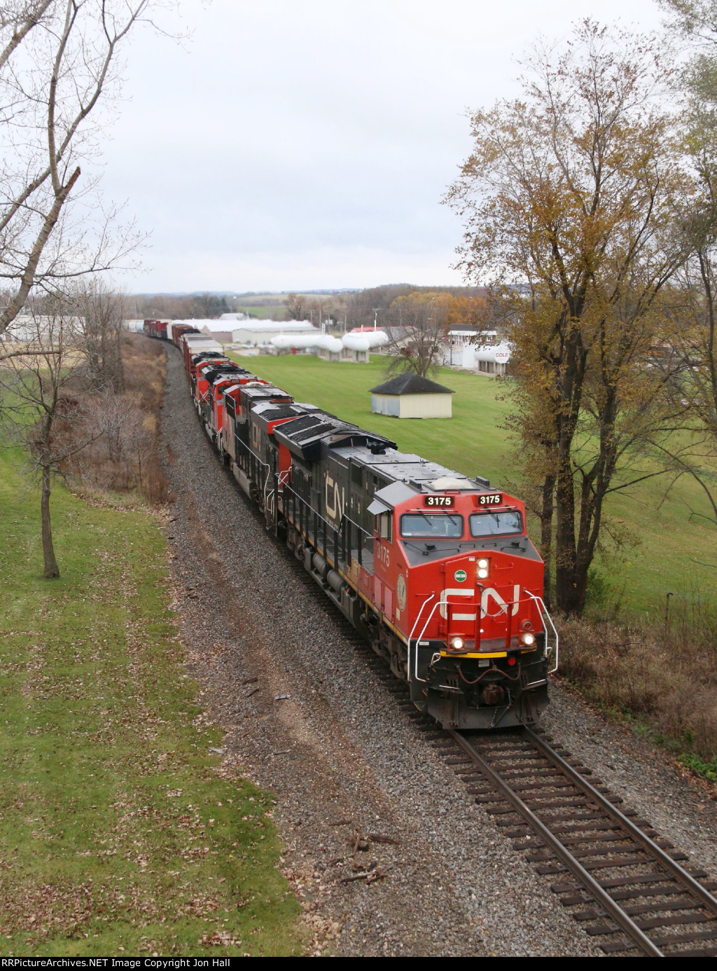 CN 3175 leads A447 north toward Fond Du Lac